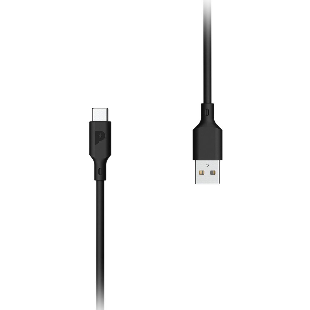 Powerology USB-A to Type-C Data Fast Charge Cable - 1.2m / 4ft