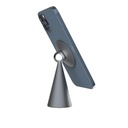 Powerology Desktop Conical Magsafe Phone Holder with 17*N5 Magnets - Dark Grey