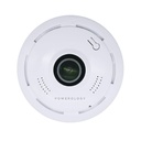 Powerology Wifi Panoramic Camera Ultra Wide Angle Fisheye Lens - White