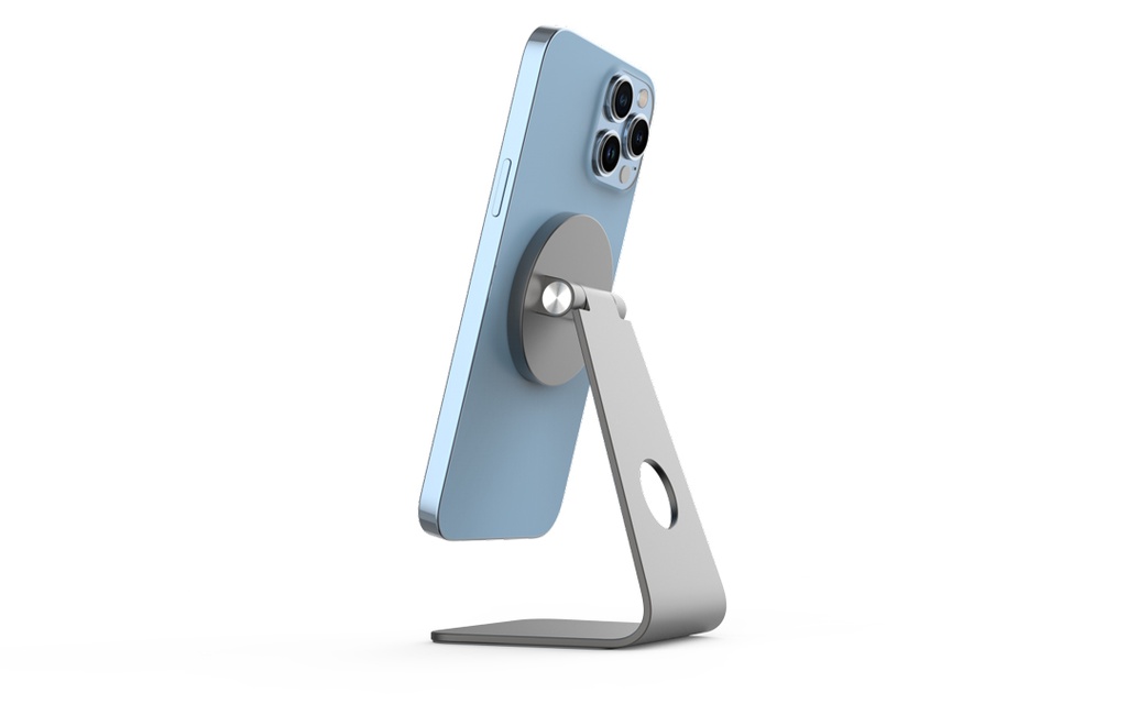 Powerology Desktop Acute Magsafe Phone Stand with 17*N5 Magnets - Dark Grey