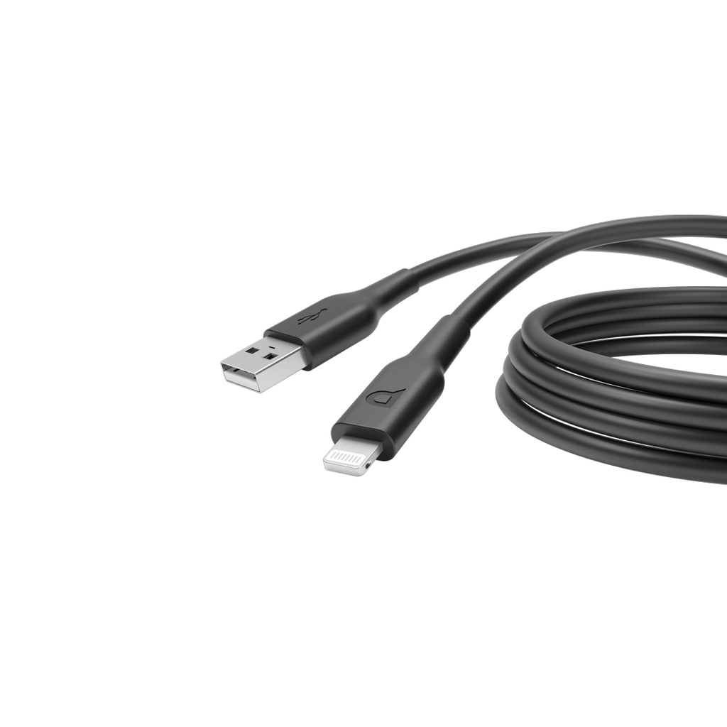 Powerology USB-A to Lightning Cable 3M - Black