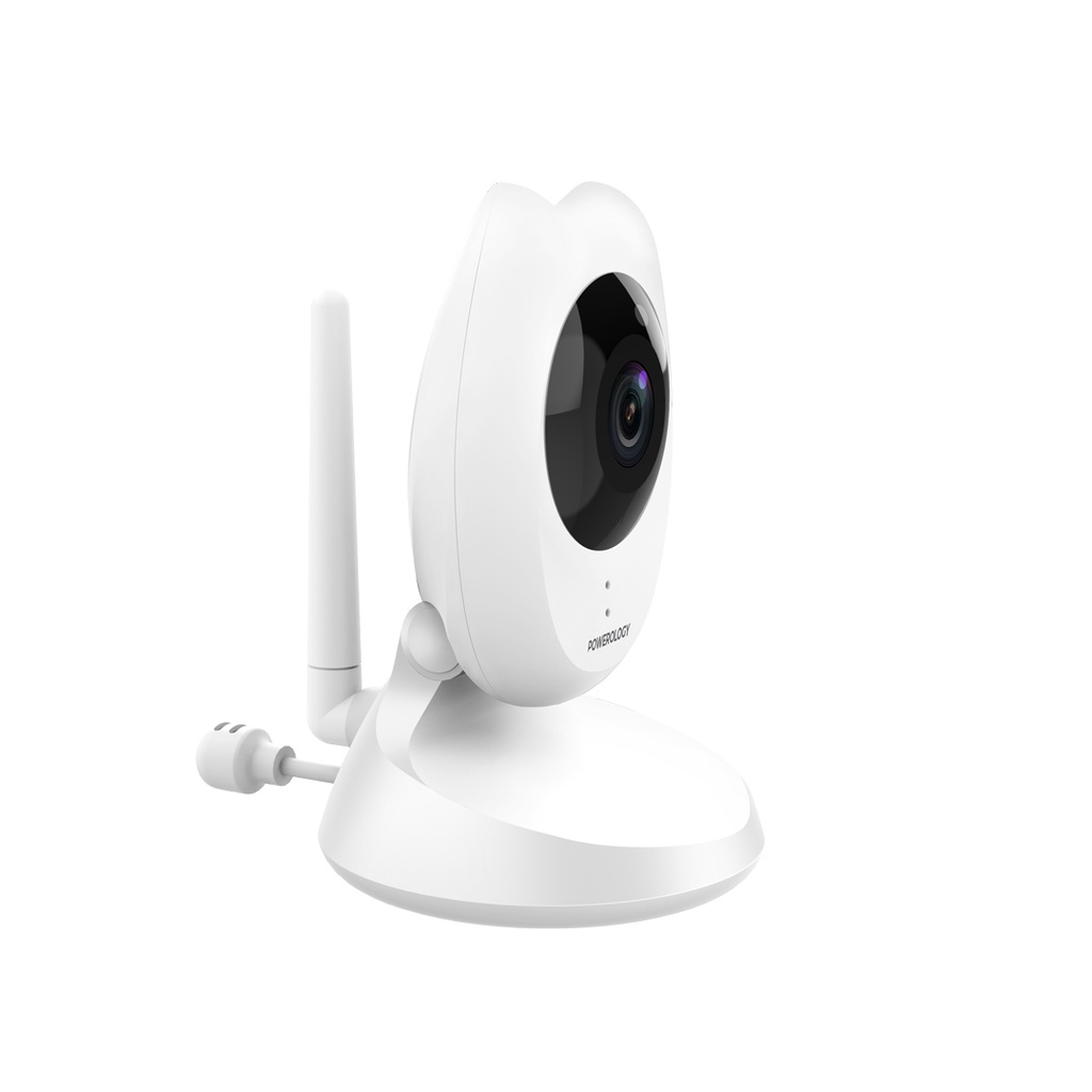 Powerology Smart Cam Baby Monitor Two-Way Audio & Smart Sensors