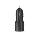 Powerology Cables And Chargers 47W Ultra Quick Car Charger Dual Output Black [PCCSR004-U]