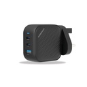 Powerology Cables And Chargers GaN Ultimate Dual PD Charger Quick Charge Black [PWCUQC018]