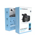 Powerology 20W Single C Port PD Charger UK with Type C to C 60W cable - Black	