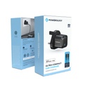 Powerology 20W Single C Port PD Charger UK with Type C to Lightining MFI 27W cable - Black	