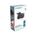 Powerology 35W PD QC 1xUSB-C 35W and 1xUSB-A 18W GaN Charger UK -with Type C to C 60W -Black	