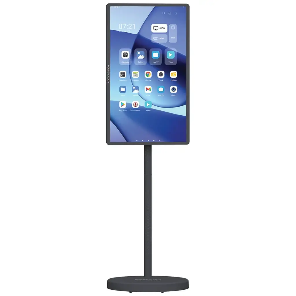 Powerology Banf 32 Portable Smart Monitor - Gray.webp3.webp