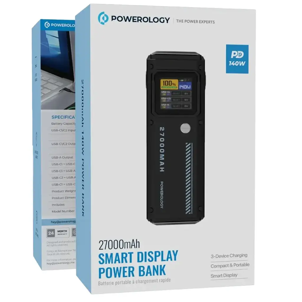 Powerology 27000mAh Smart Display Power Bank 3.webp