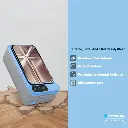 Powerology Lumo Portable Heated Lunch Box - Gray Blue.webp