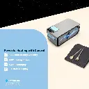 Powerology Lumo Portable Heated Lunch Box - Gray Blue3.webp