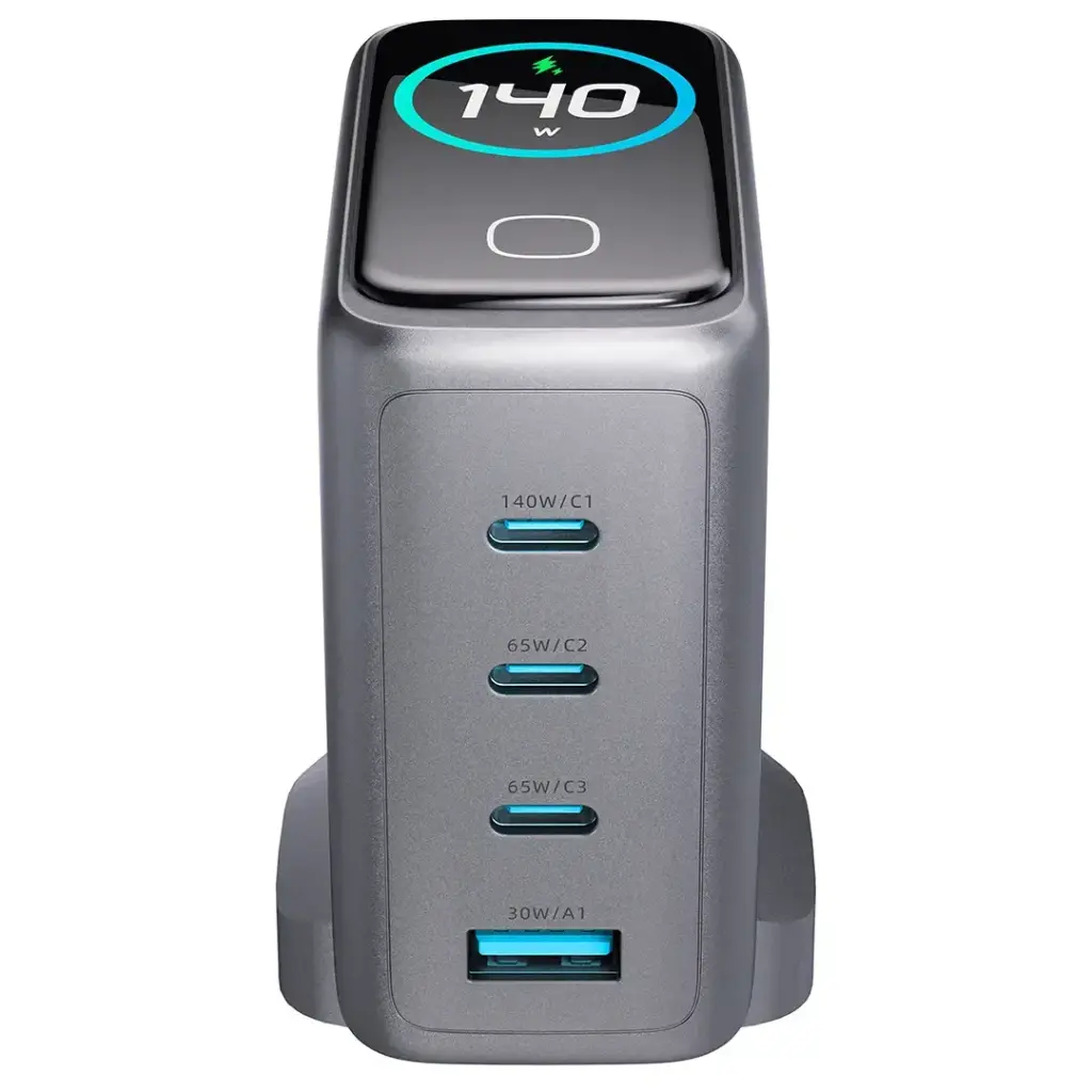 Powerology Voltflow GaN Charger PD 140W - Black1.webp