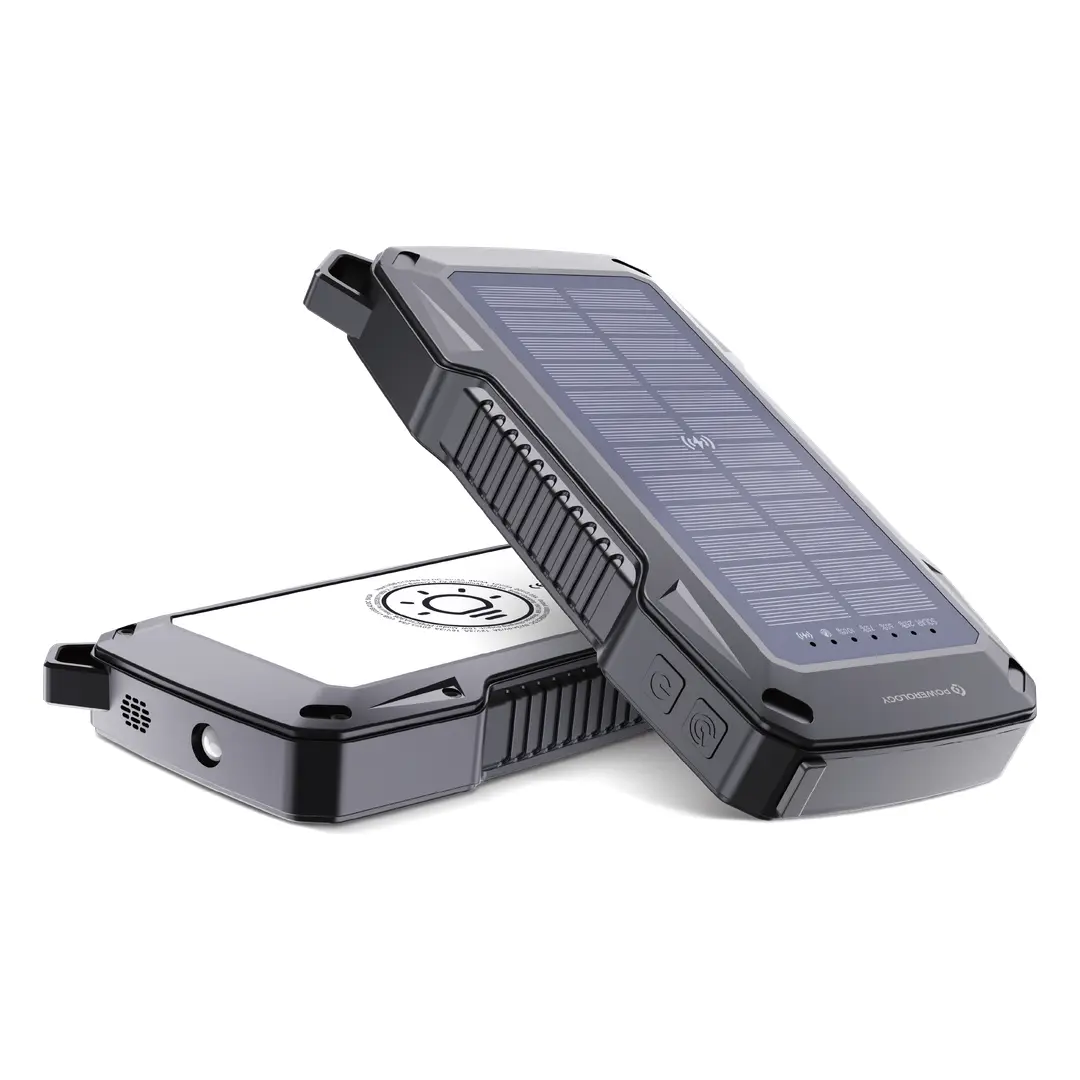 Powerology HELIO LUX 40000mAh Solar Power Bank - Black