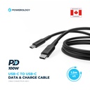 Powerology Type-C to Type-C Fast Charging Cable