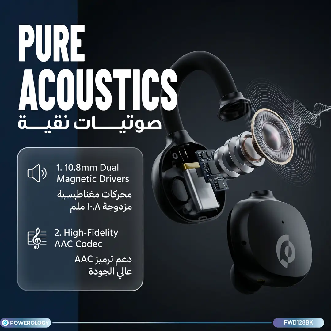 Powerology Cherry Open-Ear Wireless Earphones