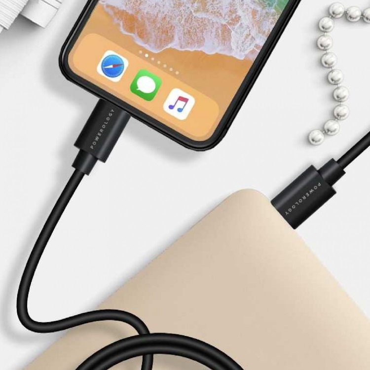 Powerology USB-C Lightning Data and Charge Cable-3