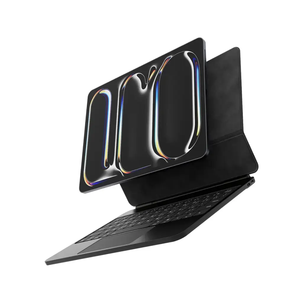 Powerology Smartcase Pro+ Wireless Keyboard Case for iPad Pro 11” (M4) - Black