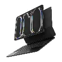 Powerology Smartcase Pro+ Wireless Keyboard Case for iPad Pro 13” (M4) - Black