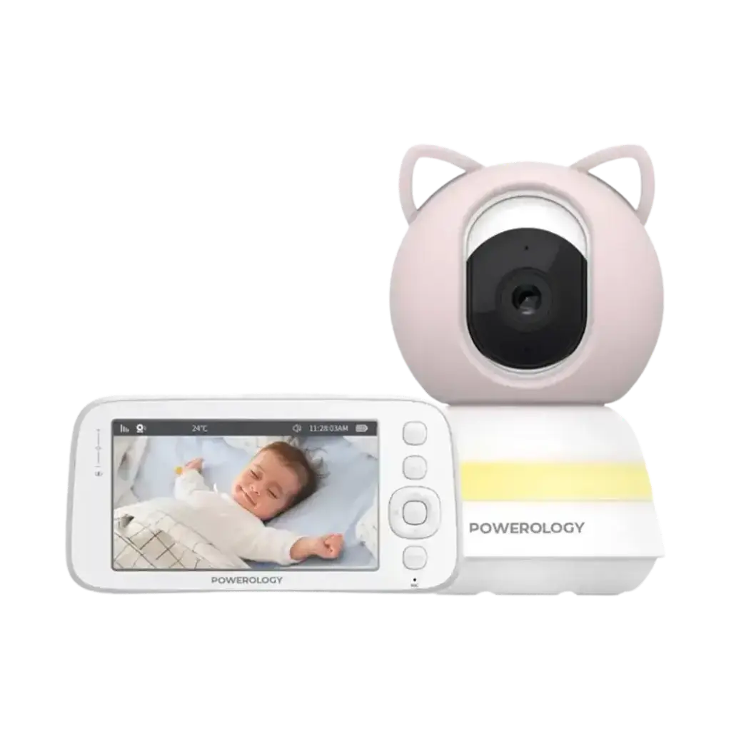 Powerology Monitor & App Baby Camera - Blue/Pink