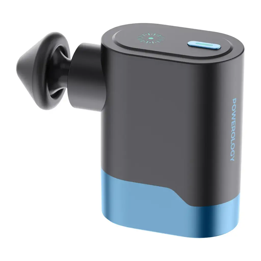 Powerology Ultra-Mini Travel Massager - Black