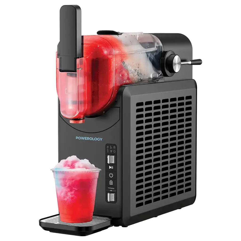 Powerology Aqua Frost Instant Slushie Machine - Black