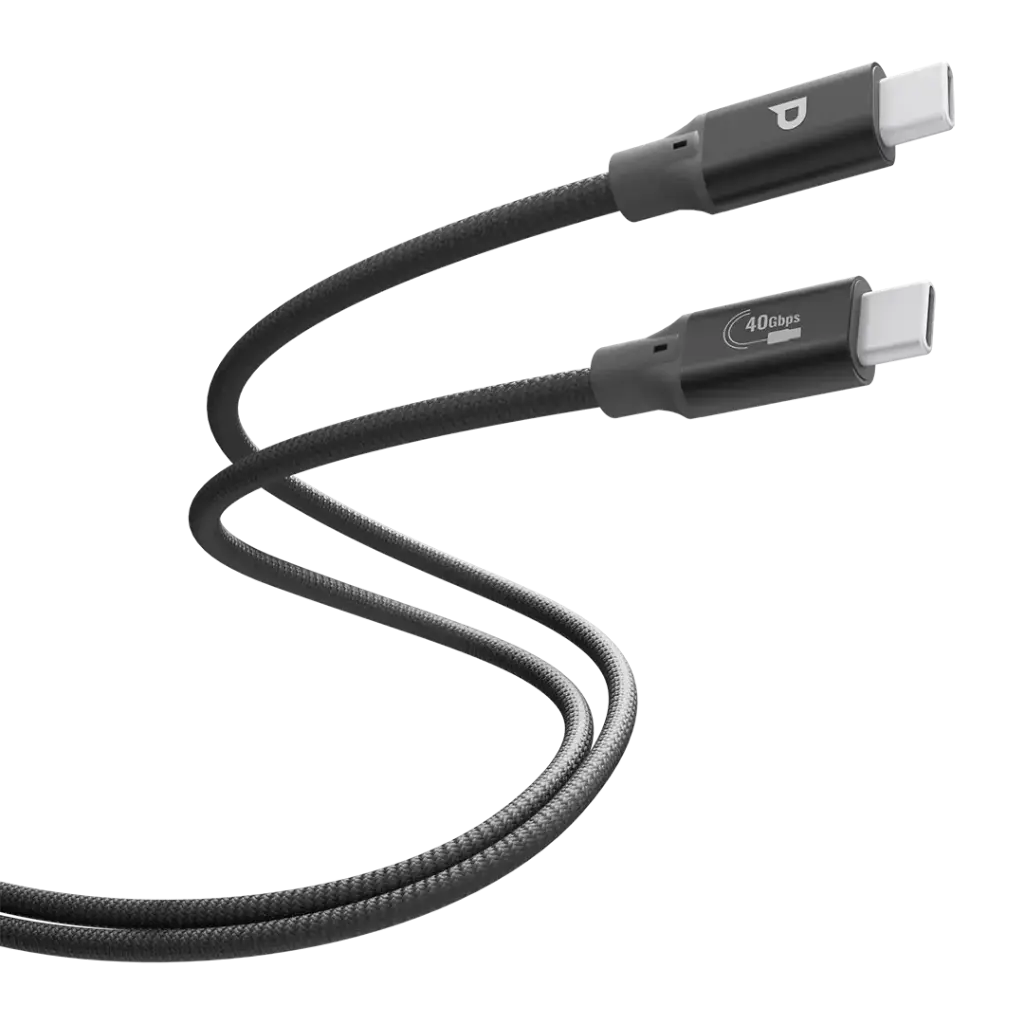 Powerology Power Sync Weave 240W USB-C to USB-C 2m Cable - Gray