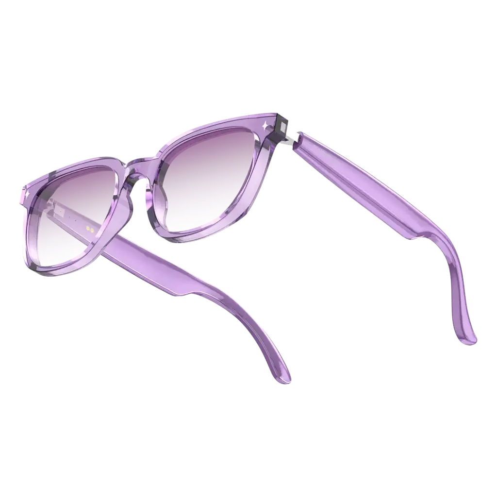 Powerology Nice Smart Audio Sunglasses - Purple