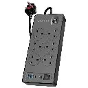 Powerology 6AC 2990W Power Strip PD 20W - Black
