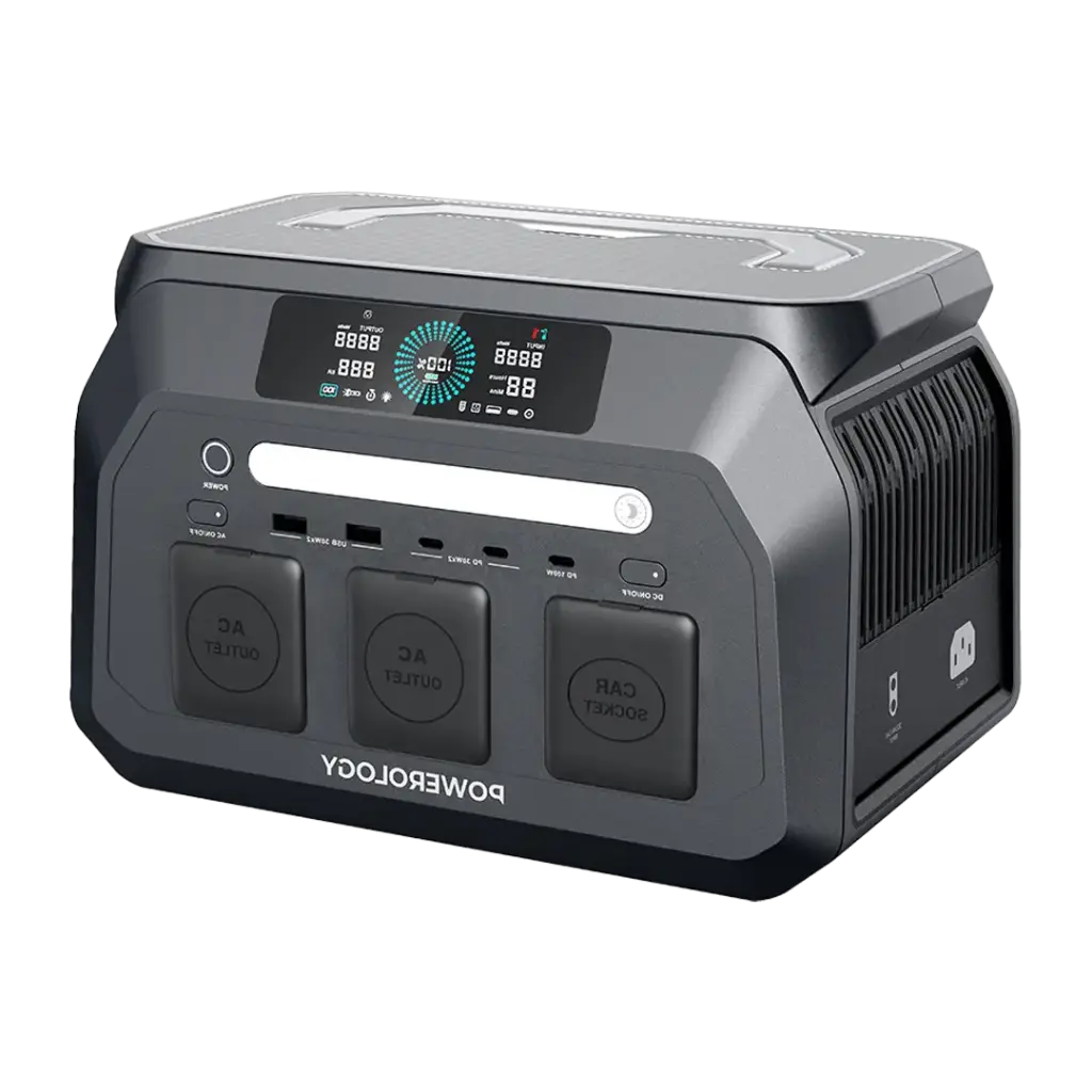 Powerology Dynamic800 Portable Power Station 800W - Black