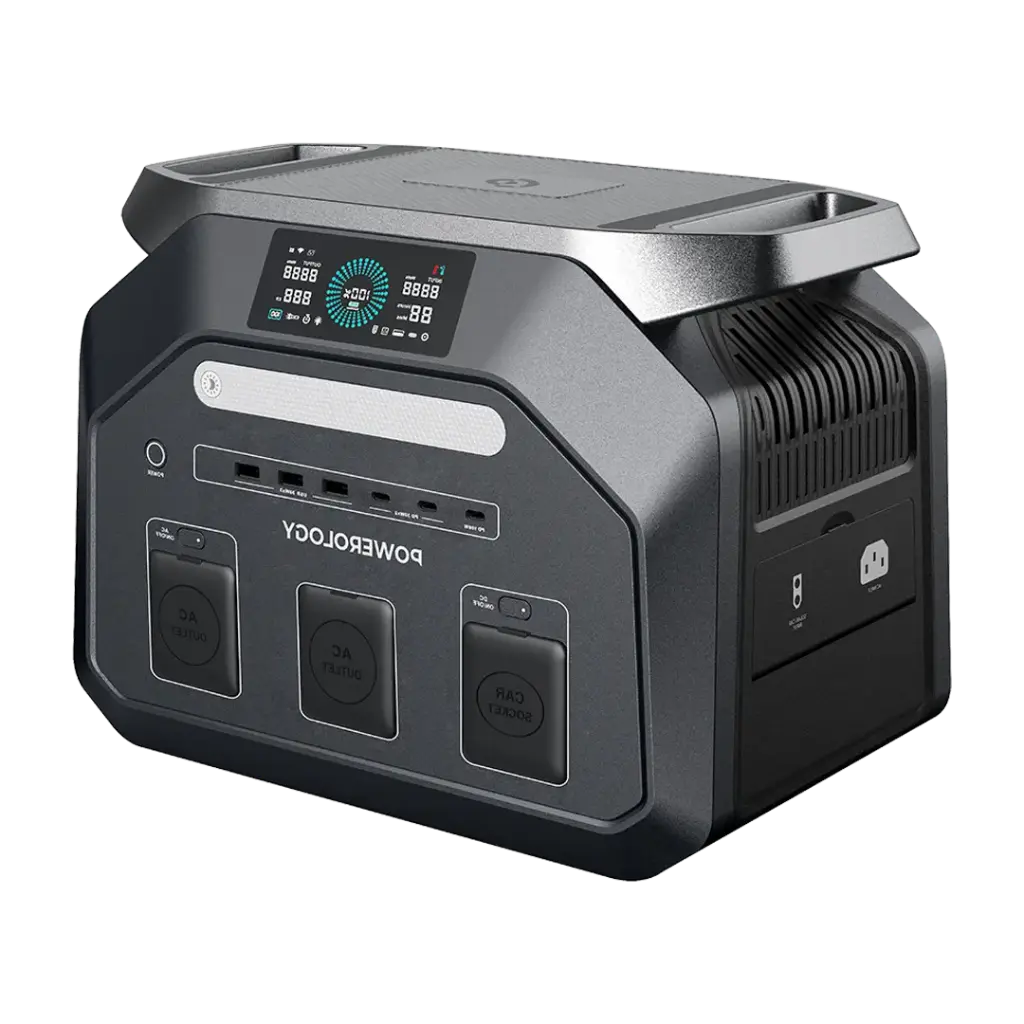 Powerology Dynamic1800 Portable Power Station 1800W - Black