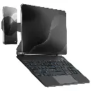 Powerology DynaBoard Wireless Keyboard Case With MagSafe Phone Holder for iPad 13"(M4) - Black