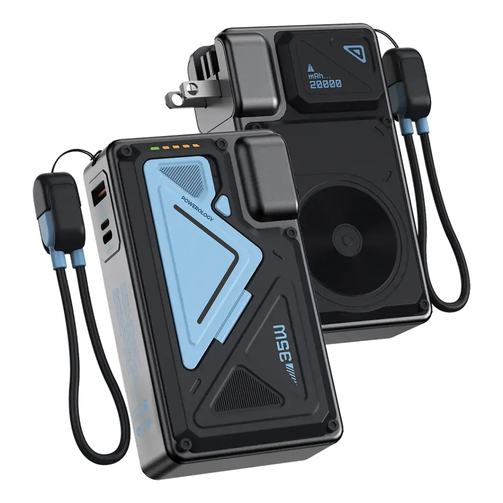 Powerology Wall Charger MagSafe Power Bank 20000mAh