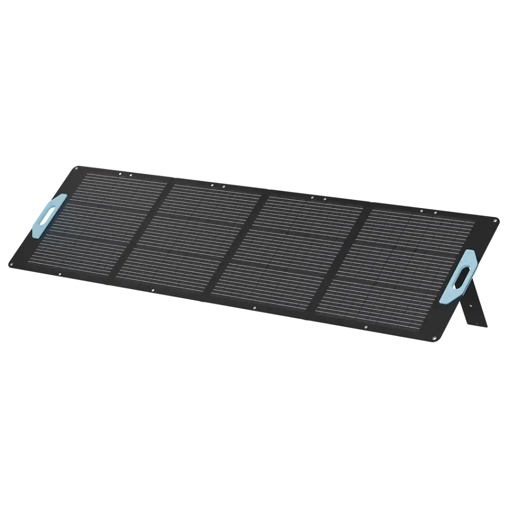 Powerology 200W Monocrystalline Portable Solar Panel - Black