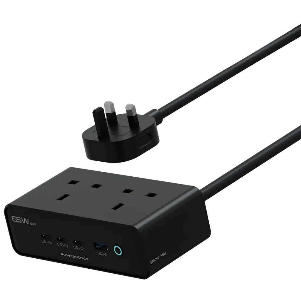 Powerology Omnix Desktop Charging Station 3250W GaN 65W - Black