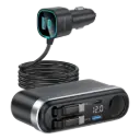 Powerology Currnex 60W Multi-Port Car Charger - Black