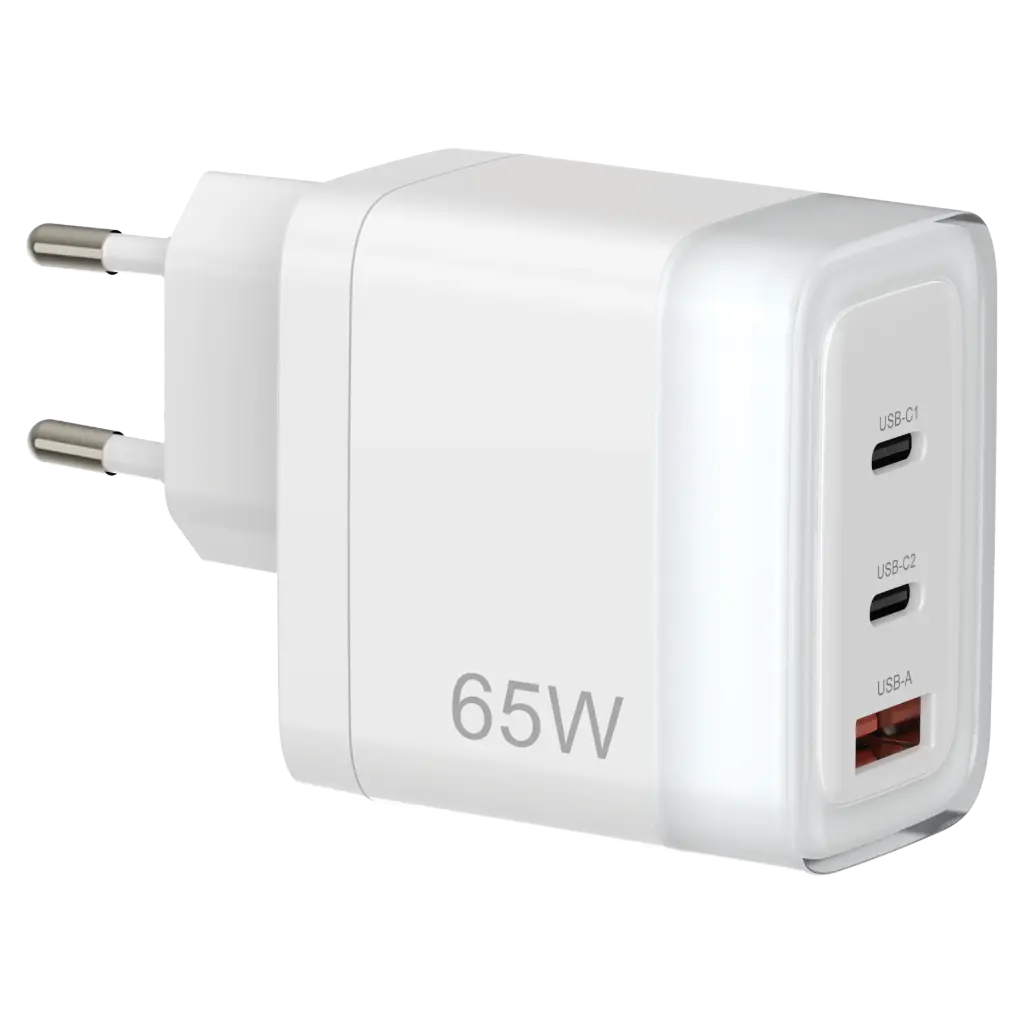 Powerology Lunex Series Fast Charging Adapter - White