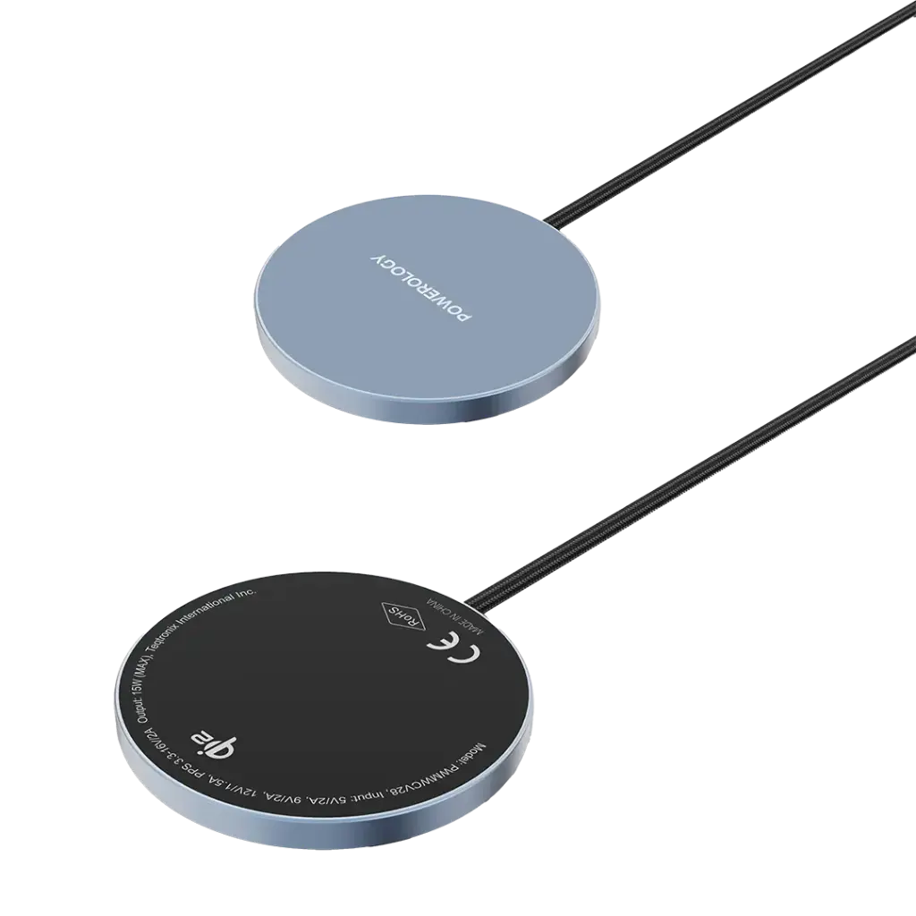 Powerology Elero Magnetic Wireless Charger - Gray