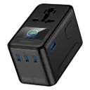 Powerology Voltvoya GaN Travel Adapter - Black