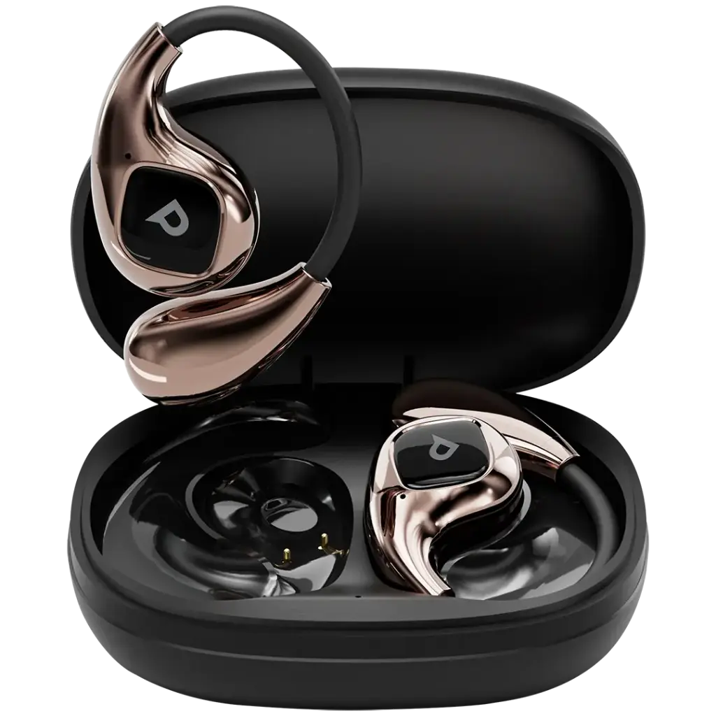 Powerology Nammos Open-Ear Earbuds - Matte Black