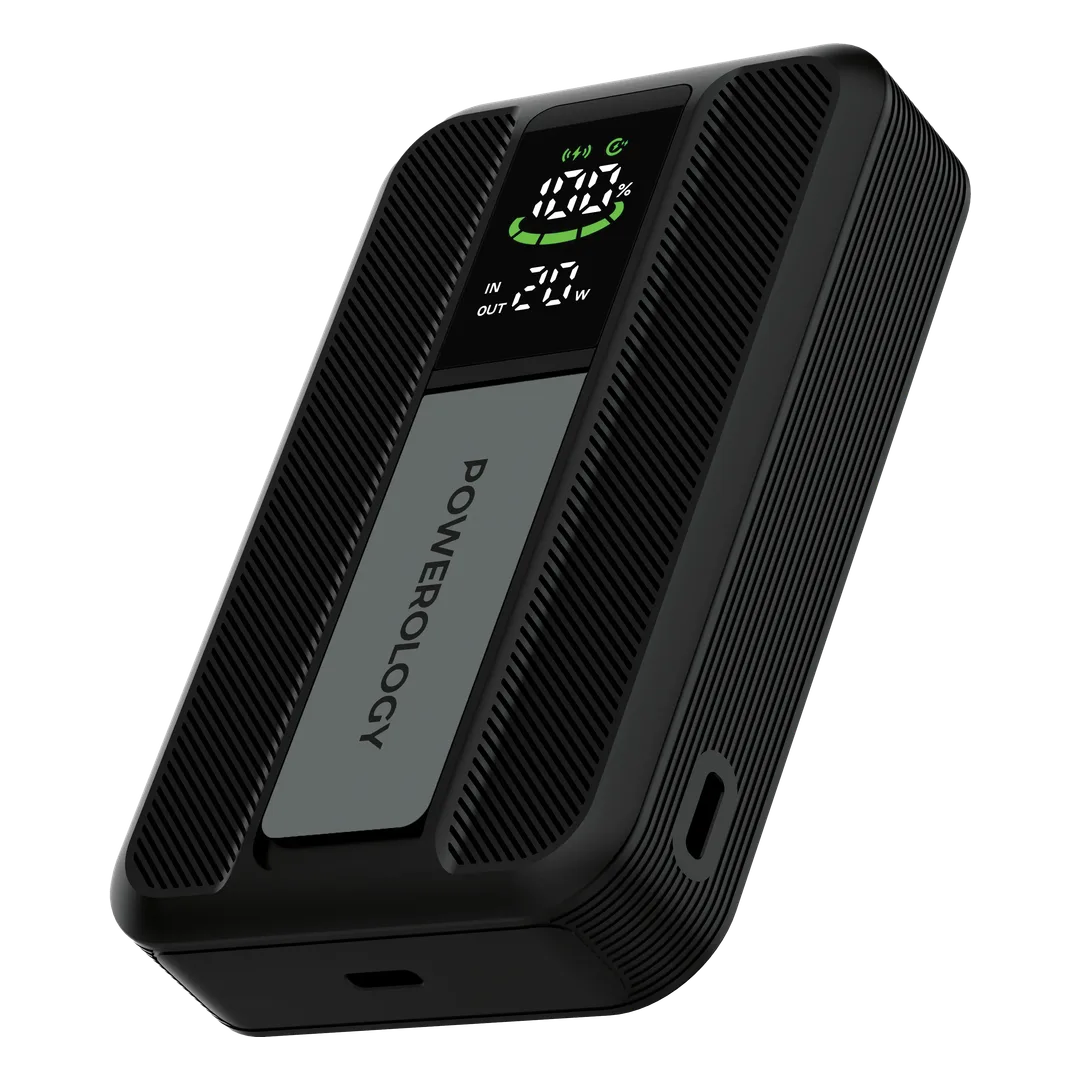 Powerology Vision 10000mAh MagSafe Power Bank - Black
