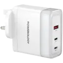 Powerology Lunex Series Fast Charging Adapter PD 100W - White