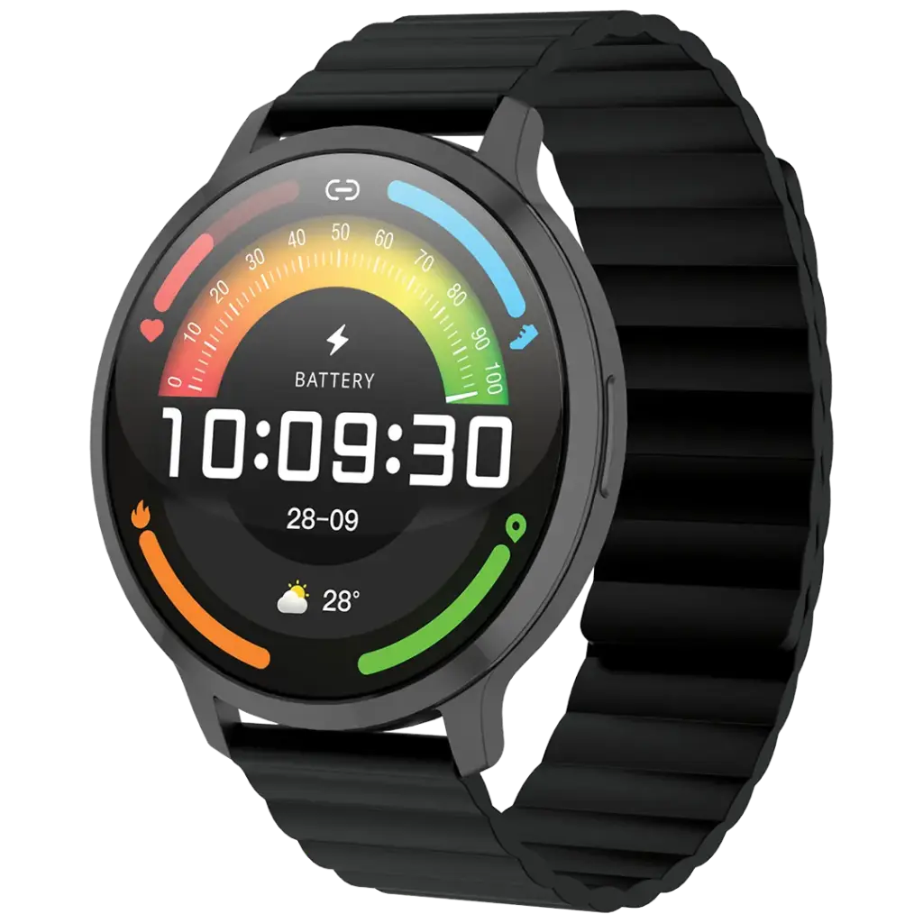 Powerology Aura Smart Watch with 1.73" AMOLED Display