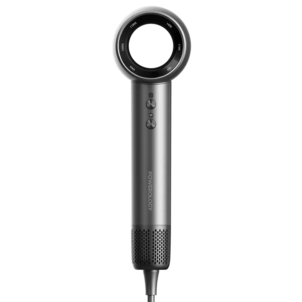Powerology lonFusion Hot & Cold Hair Dryer - Gray