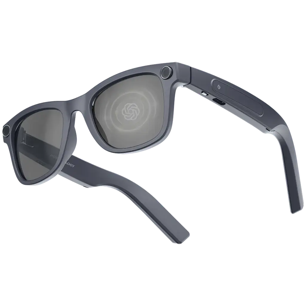 Powerology Paganspo AI Camera Smart Glasses - Gray