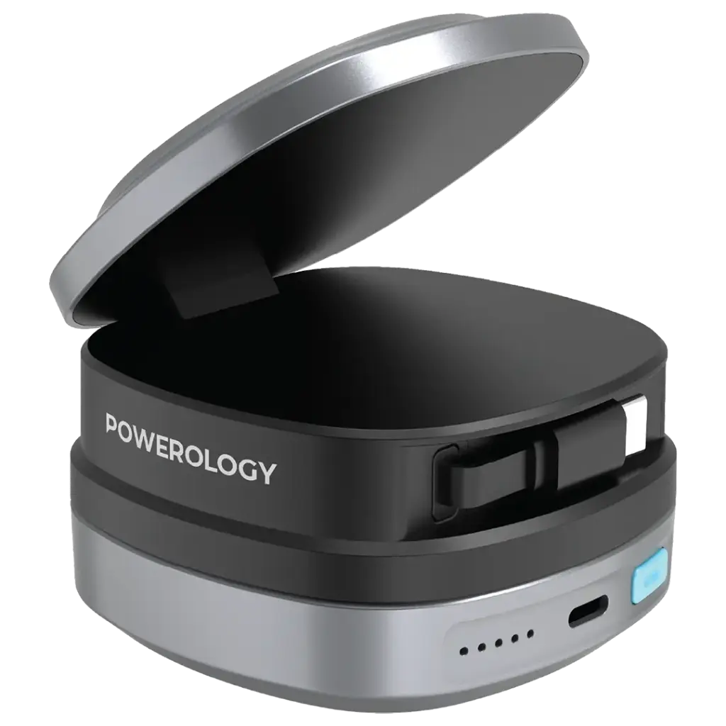 Powerology Lyons 10000mAh Power Bank - Black