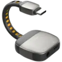 Powerology 2-IN-1 Adapter Type-C to 3.5mm AUX - Gray