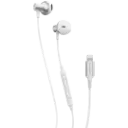 Powerology Lightning Stereo Earphones for iPhone and iPad - White