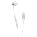 Powerology Lightning Mono Earphone for iPhone and iPad - White