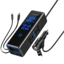 Powerology 300W x2 AC Socket Car Power Inverter - Black