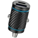 Powerology Pico Dual-Port Car Charger - Black